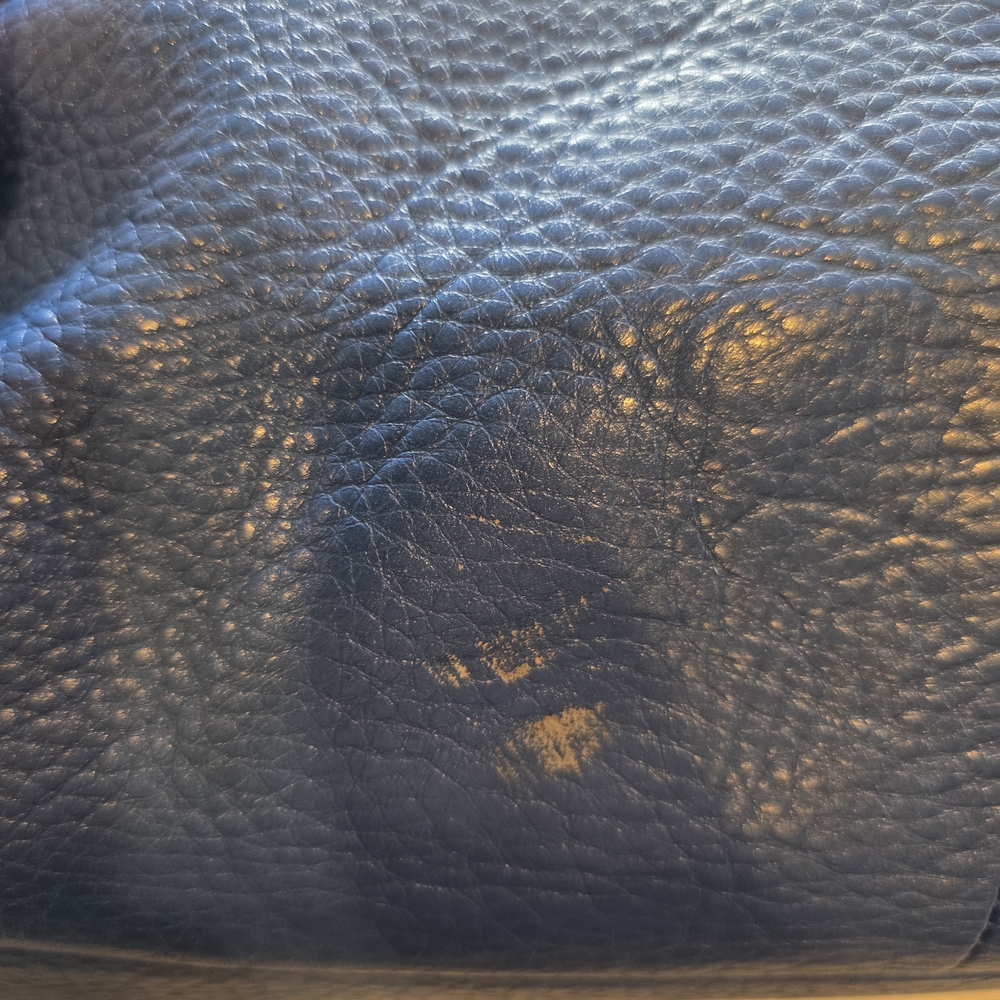 Coach Blue Pebbled Leather Hobo Bag - Picture 6 of 13